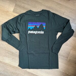 Patagonia LS Logo Tee